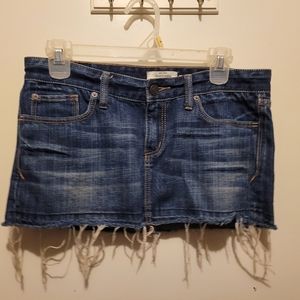 Y2k Abercrombie denim mini-skirt